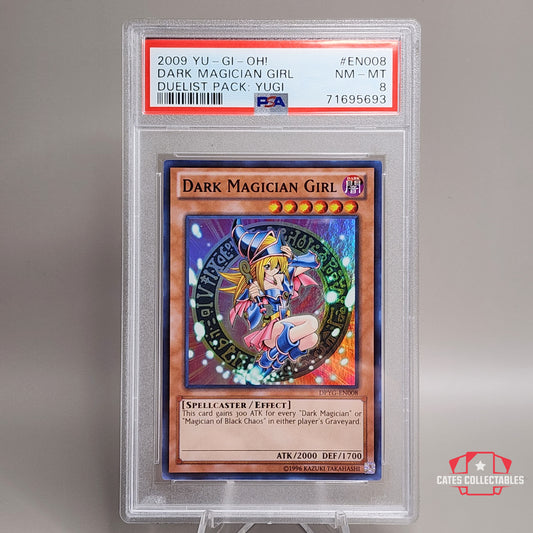 Yu-Gi-Oh! Dark Magician Girl PSA 8 Duelist Pack