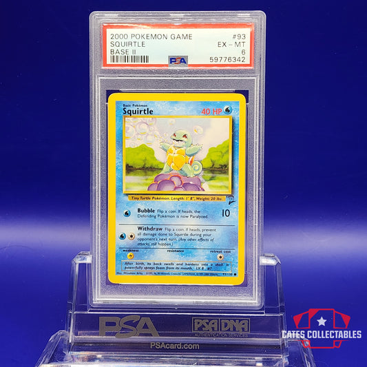 Pokemon Squirtle Base Set 2 PSA 6