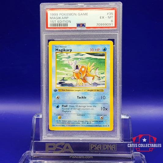 Pokemon Magikarp 1st Edition Base Set Shadowless PSA 6