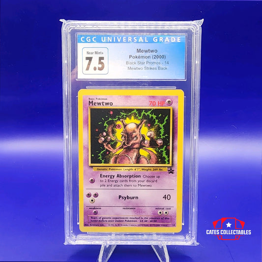 Pokemon Mewtwo Black Star Promo CGC 7.5